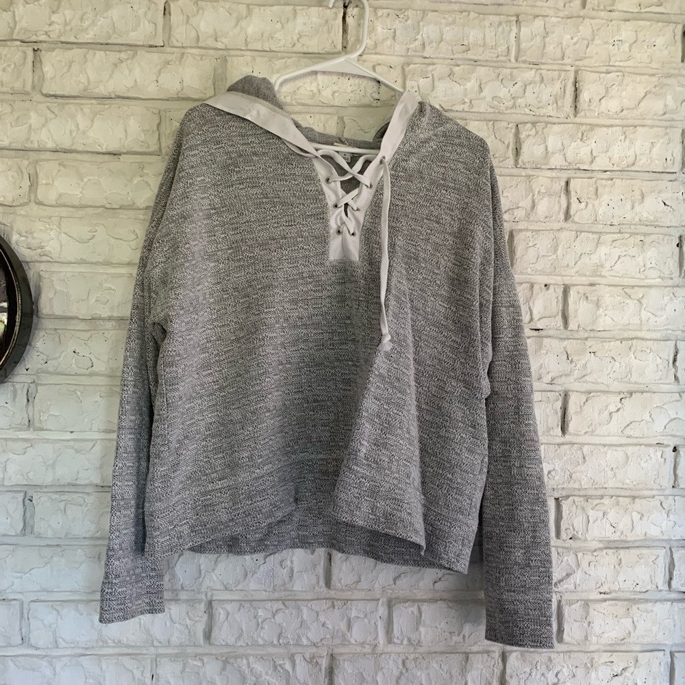 Lightweight cozy transition hoodie